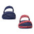 Spenco Fusion Slim Splash 2-Pack Women's Sandals - Bittersweet/navy - Product View - 3