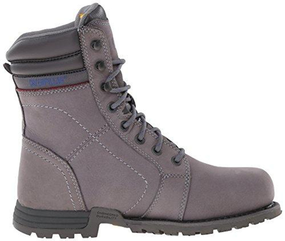 Caterpillar Echo Waterproof Steel Toe Tall Work Boot Womens Frost Grey ...