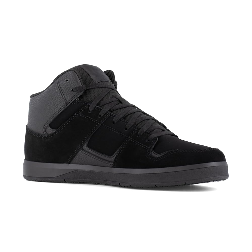 DC Shoes Men's Cure Hi Top Sneaker, Black, 39 2/3 EU