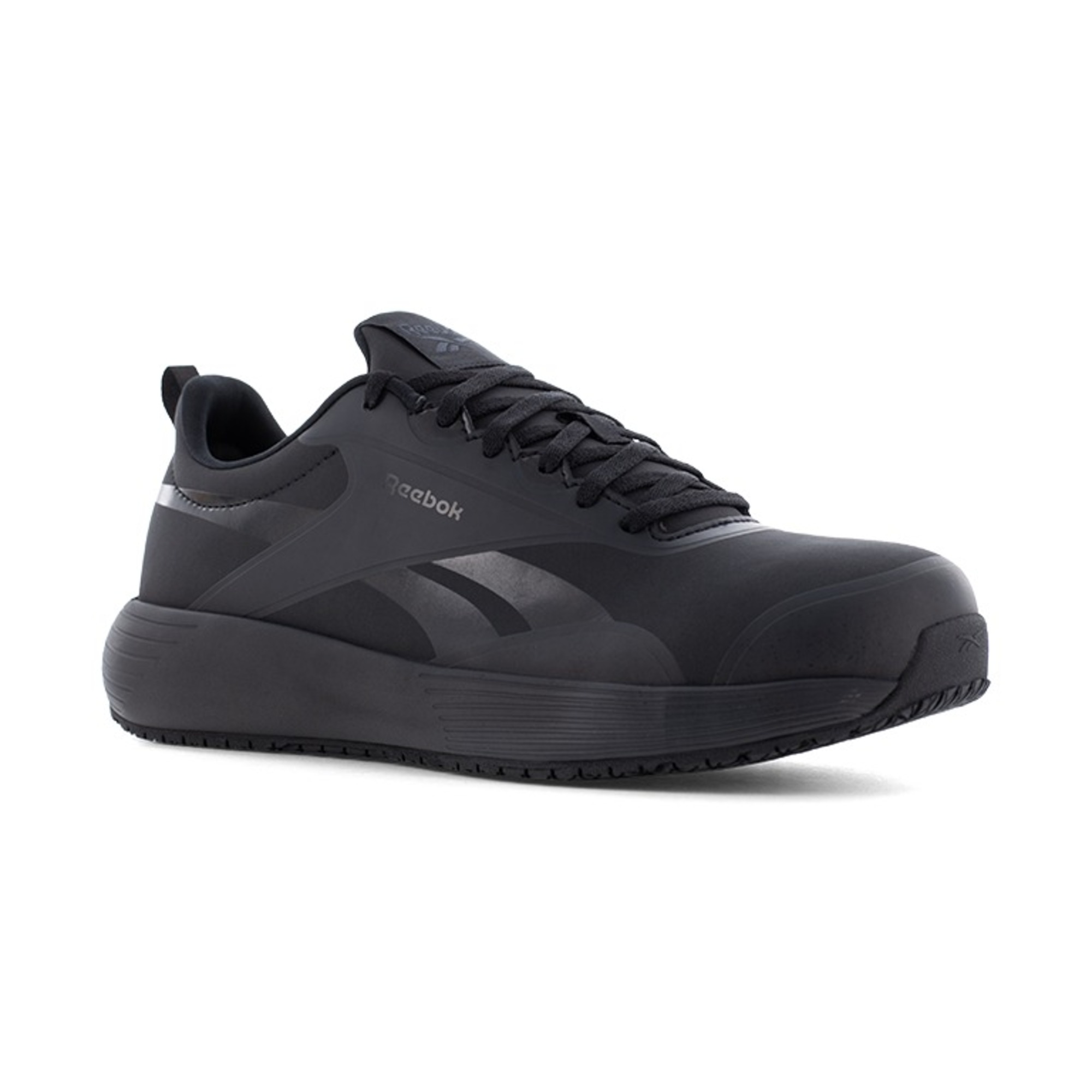 フィットネスシューズ ブラック Reebok Men's RB5102 Lite Plus 4 Work Shoes - Composite Toe