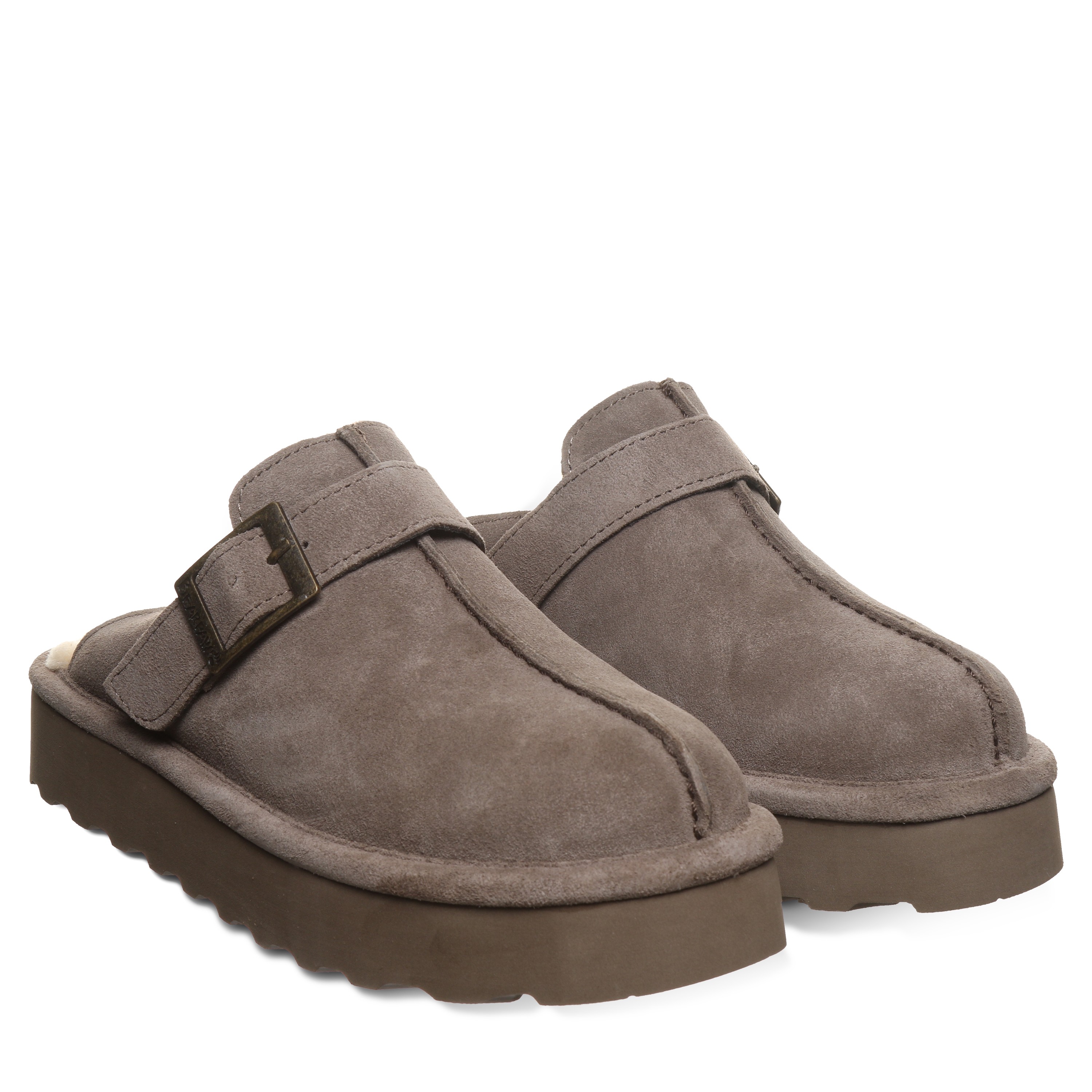 Bearpaw Moxie Platform Lo Women's Slippers 3344W Cozy Suede