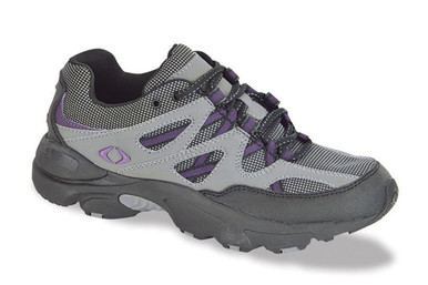 Aetrex V753 Voyage Hiking & Trail Shoe - Gray (Women's) - Orthotic Shop