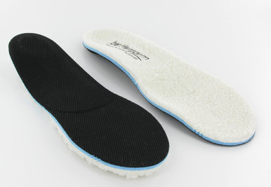 Shearling Orthotic Insoles Inserts w/ Arch Support for Slippers