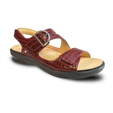 Varomed vital | Leather Sandal Carolina, Red | Express