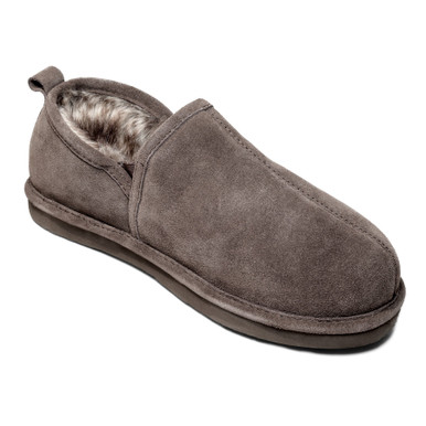 Bearpaw Men's Closed-Back Suede Sheepskin Slipper Maddox