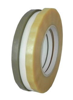 Bag Sealing Tape (9532) Available in 3 Colors: Clear, Tan, White 3/8" 24 or 96 Rolls Per Case, 180 Yards - TapeJungle.com