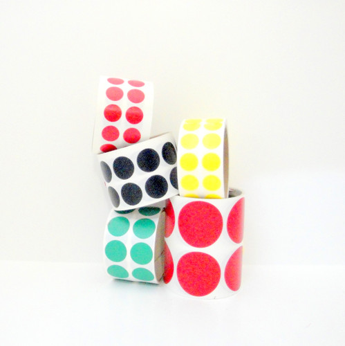 SPVC Viny Die Cuts Dots on a Roll - Wholesale - Call 877-284-4781.