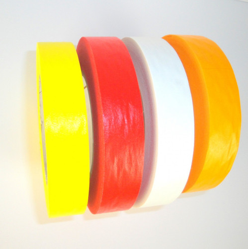 Colored Flatback Tape -  Colored Printable Flatback Tape, Yellow, Red, White, Orange Colored Flatback Tape - TapeJungle.com - The Discount Tape Superstore.