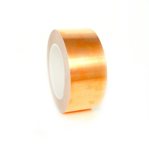 Copper Foil Tape with Conductive Acrylic Adhesive, Copper Tape, Copper Acrylic Tape, Cheap Prices from TapeJungle.com
