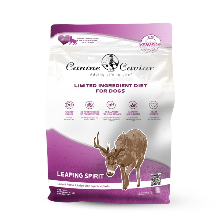 Canine Caviar Venison Leaping Spirit Grain Free Dry Dog Food (4.4