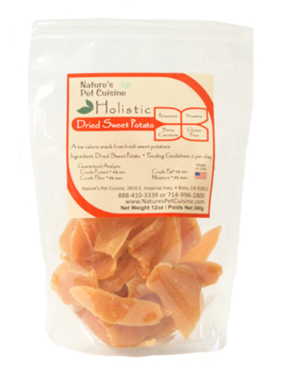 Nature's Pet Cuisine Dried Potato Sliced - Nature's Pet Cuisine