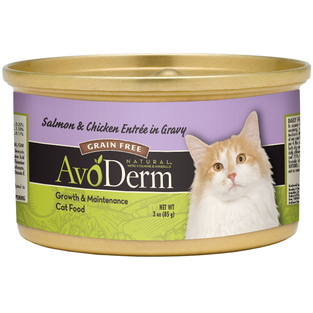Avoderm Grain Free Salmon Chicken Entree In Gravy Wet Cat Food