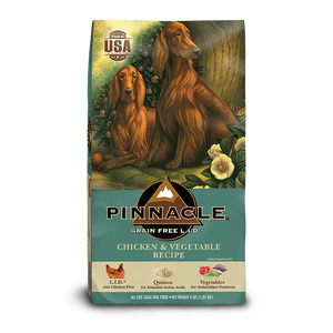 PINNACLE GRAIN FREE CHICKEN AND VEGETABLE DRY DOG FOOD (12 LB)