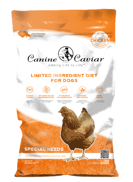 Canine Caviar Special Needs  (22 lbs) "SALE" @Checkout $84