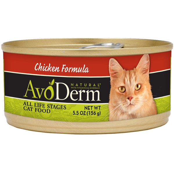 AvoDerm Grain Free Chicken Formula Wet Cat Food (5.5 0Z) 