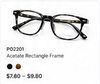 Acetate Rectangle Optical Frame
