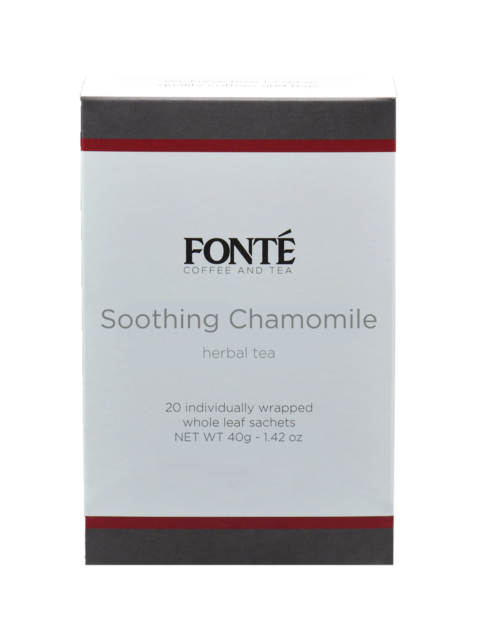 Buy Fonte Soothing Chamomile Specialty Herbal Tea Available for Weekly, Biweekly, Monthly or Bimonthly Subscriptions 
