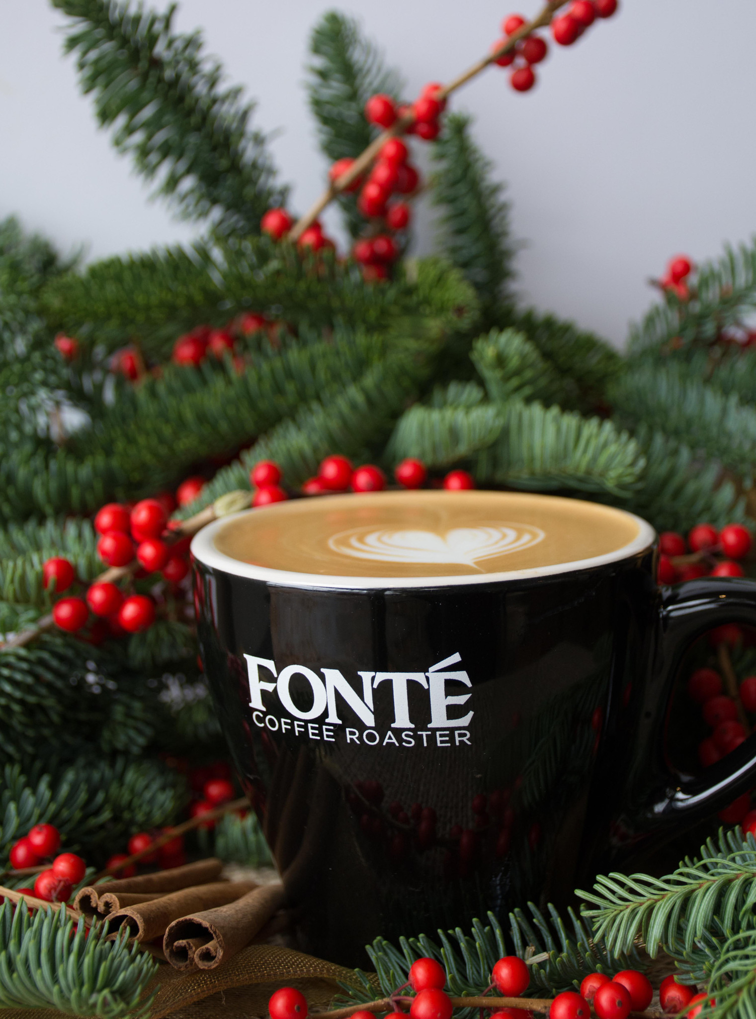 Fonte holiday blend product page background image "Merry Christmas" Christmas 2023