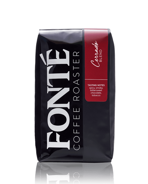 12oz bag of Fonté Cerrado Coffee Blend Spicy, Smoky, Bittersweet Chocolate, Tobacco Finish Tasting Notes From Brasil Preferable for All Brewing Methods. Available as Whole Bean, French Press, Drip, Melitta, Home Espresso, Commercial Espresso, and Turkish, and Weekly, Biweekly, Monthly or Bimonthly Subscriptions
Buy Fonté Brasil Cerrado Coffee Blend Available as Whole Bean, French Press, Drip, Melitta, Home Espresso, Commercial Espresso, and Turkish, and Weekly, Biweekly, Monthly or Bimonthly Subscriptions 12oz bag of Fonté Cerrado Coffee Blend Spicy, Smoky, Bittersweet Chocolate, Tobacco Finish Tasting Notes From Brasil Preferable for All Brewing Methods. Available as Whole Bean, French Press, Drip, Melitta, Home Espresso, Commercial Espresso, and Turkish, and Weekly, Biweekly, Monthly or Bimonthly Subscriptions
Buy Fonté Brasil Cerrado Coffee Blend Available as Whole Bean, French Press, Drip, Melitta, Home Espresso, Commercial Espresso, and Turkish, and Weekly, Biweekly, Monthly or Bimonthly Subscriptions