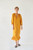 Sleeper Dijon Orange Linen Lougewear Dress