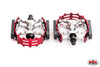 Pedals 9/16" Wellgo XC-II Style Bear Trap Pairs - Red