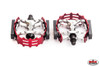 Pedals 1/2" Wellgo XC-II Style Bear Trap Pairs - Red