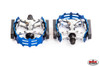 Pedals 1/2" Wellgo XC-II Style Bear Trap Pairs - Blue