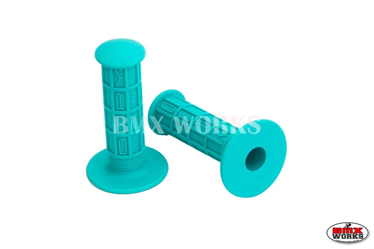 teal bmx grips