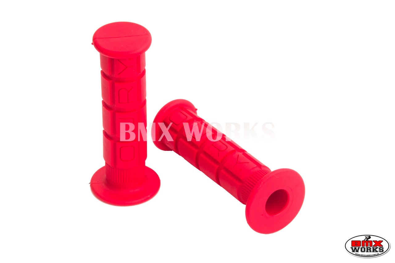 red bmx grips