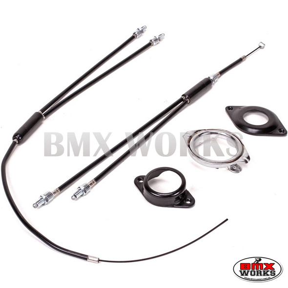 Gyro Rotor Complete Set 25.4mm - 1" Black Cables