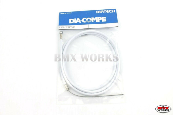 Dia-Compe BMX Logo Rear Brake Cable White