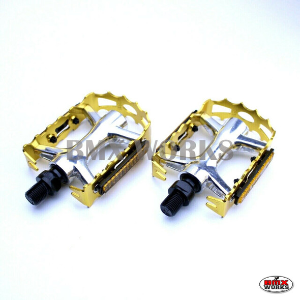 ProBMX Retro Pedals 1/2" Gold