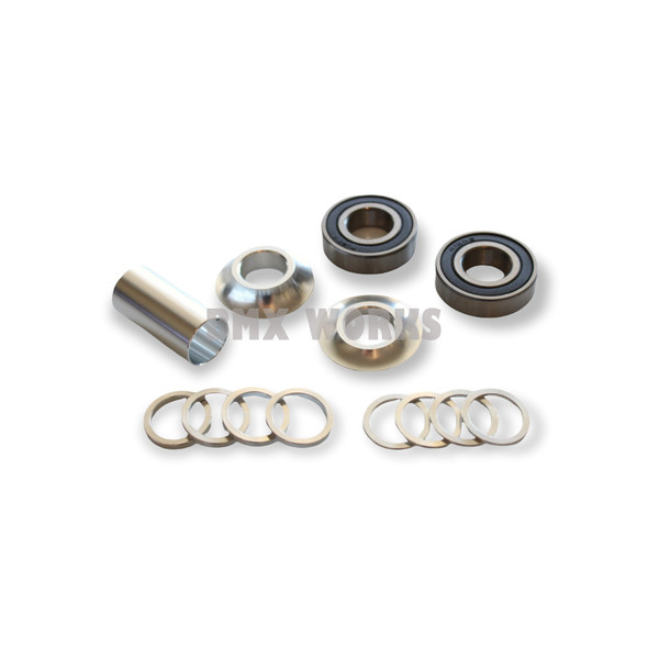 ProBMX Mid Bottom Bracket Suits 19mm Axle Silver