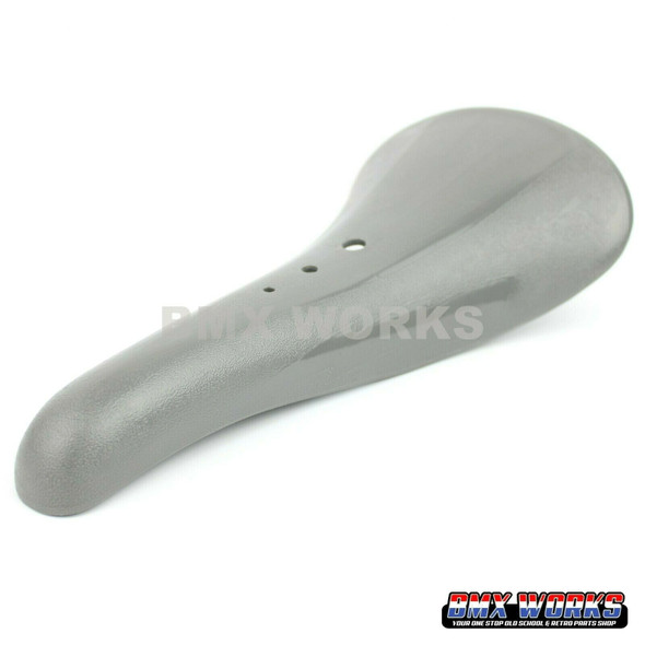 Velo VL-117 BMX Lightning Bolt Aero Style Seat Grey