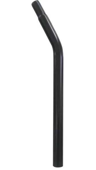 ProBMX Steel Seat Post Layback 25.4mm x 400mm - Black