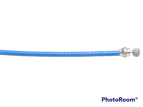 Brake Cable Braided Blue 1.6mm x 1500mm