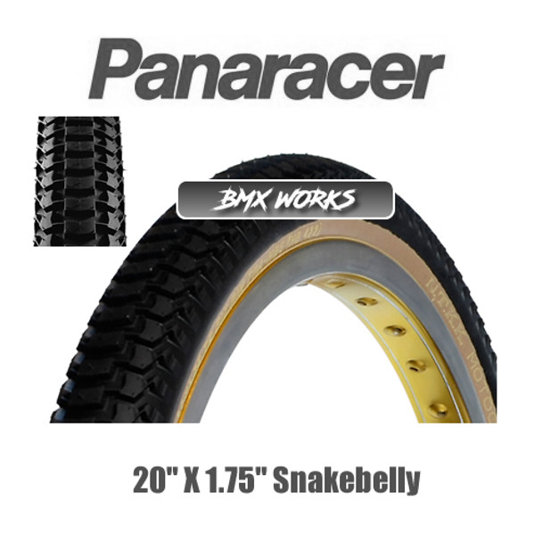 Panaracer NTKK Snakebelly Tyre 20" x 1.75" Kevlar Bead Black