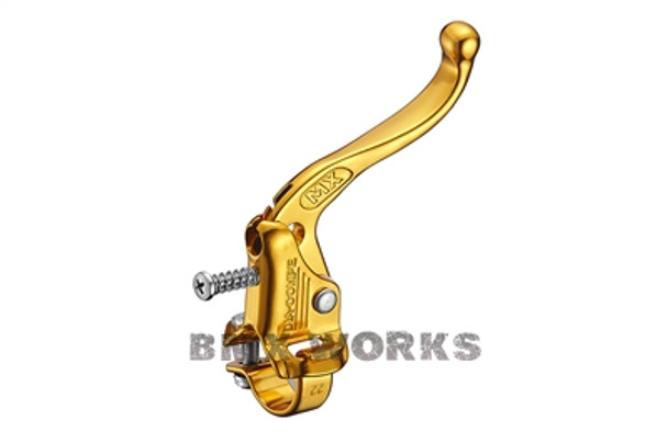 Dia-Compe MX123 - Tech 4 Right Hand Brake Lever DC Gold