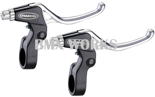 Tektro 3 Finger Lever Set Black & Silver 325