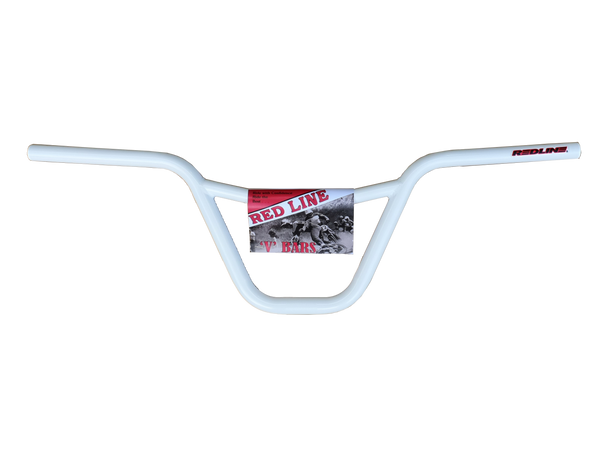 Redline Retro Flight BMX V Handlebars White