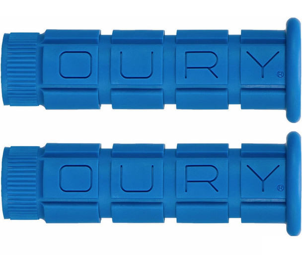 Oury Downhill Freestyle Grips - Blue Pair
