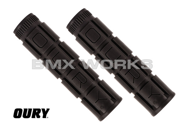 Oury Downhill V2 Freestyle Grips - Black Pair