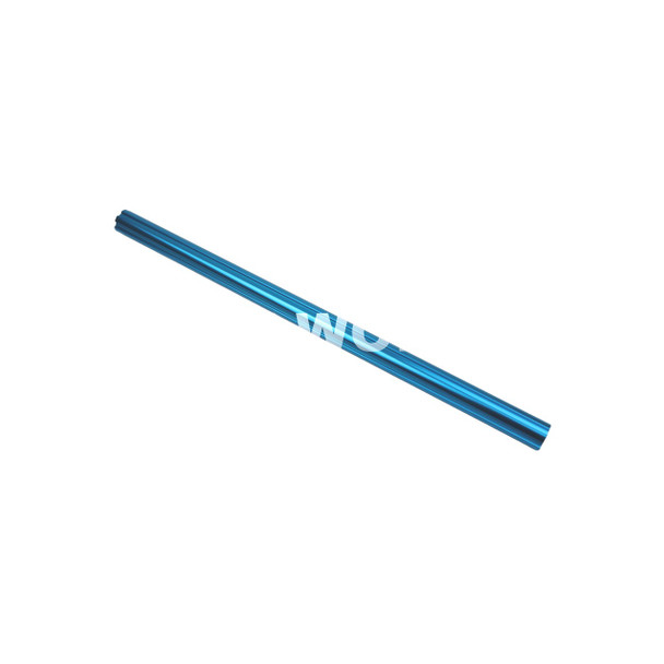 Seat Post Aluminium Fluted Straight 22.2mm x 400mm - Bright Blue