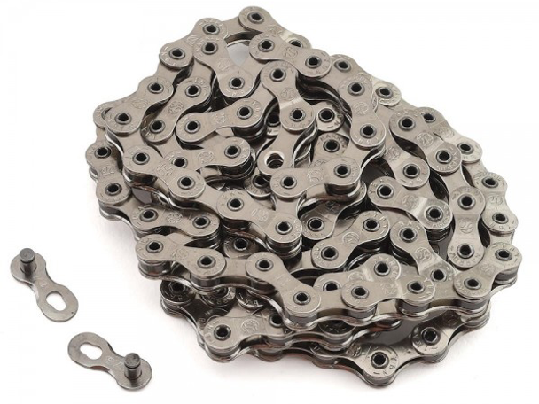 MCS 1/2" x 3/32" x 116 Link Superlight Hollow Pin Chain - Silver
