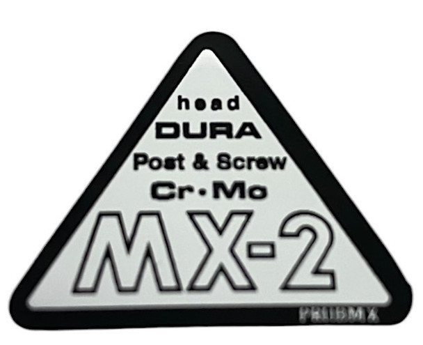 ProBMX - MX2 Stem Decal - Black & Chrome