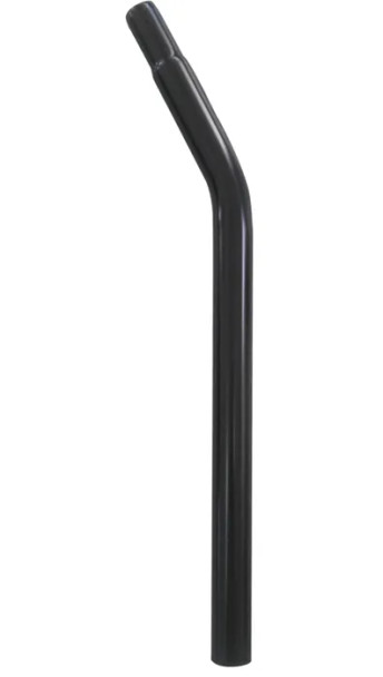 ProBMX Steel Seat Post Layback 25.4mm x 400mm - Black