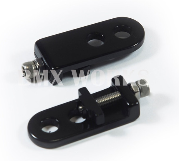 ProBMX Chain Tensioners Suit 3/8" Axles Pair - Black