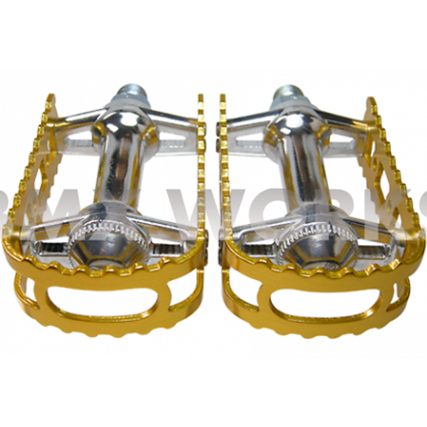 MKS BM-7 Pedals 9/16" Gold