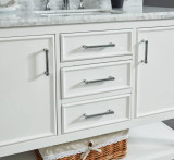 Manhattan 48-in Dove White Single Sink Bathroom Vanity with Carrara White Natural Marble Top- V1.0