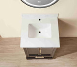 Hausrack Black 24 Inch Bathroom Vanity